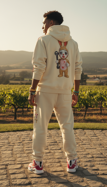 RatChet BunneeZ Contrast Piping Raglan Hoodie