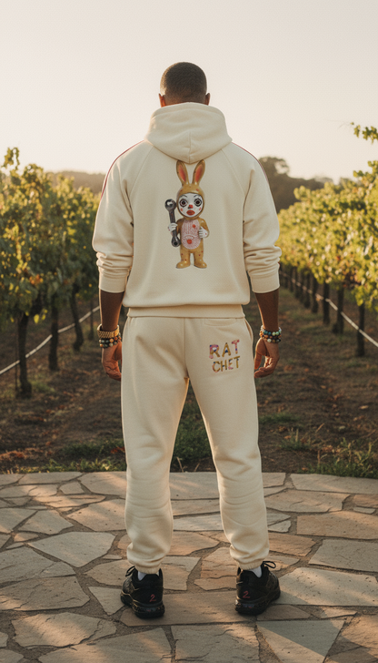 RatChet BunneeZ Contrast Piping Raglan Hoodie