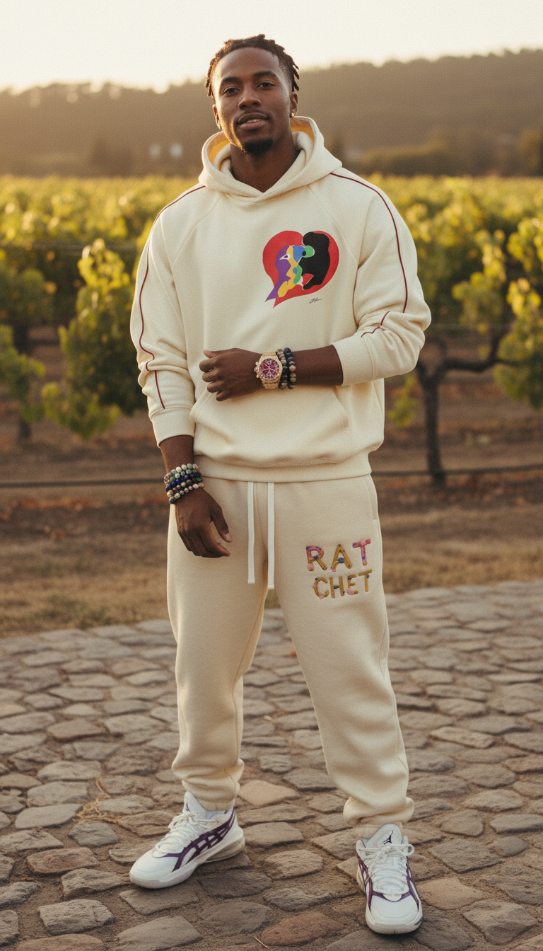 RatChet BunneeZ Contrast Piping Raglan Hoodie