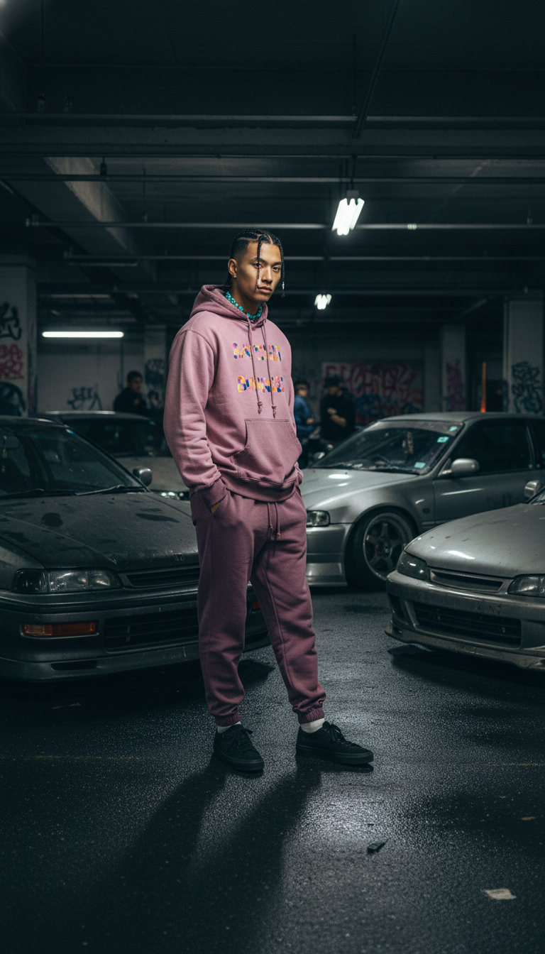 Ratchet Bunneez Ombre Stone Washed Colorpointed Hoodie