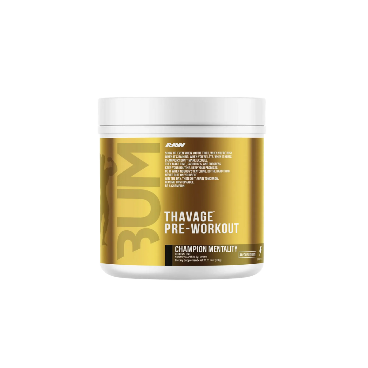 Raw Nutrition CBUM Series Thavage Pre-Workout