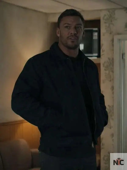 Reacher S02 Jack Reacher Black Jacket