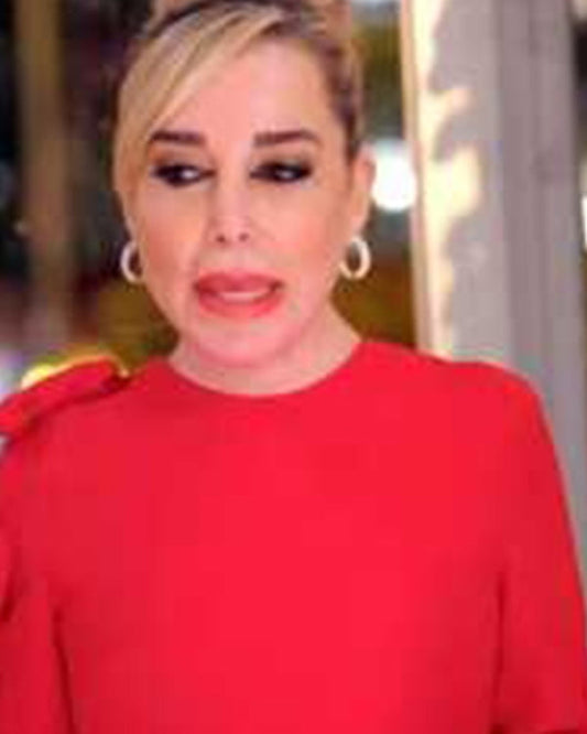 Real Housewives Of Miami Marysol Patton Red Bows Mini Dress