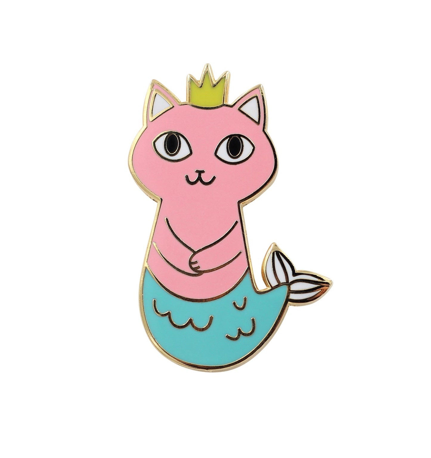 Mermaid Cat -  Real Sic Mermaid Cat Enamel Pin