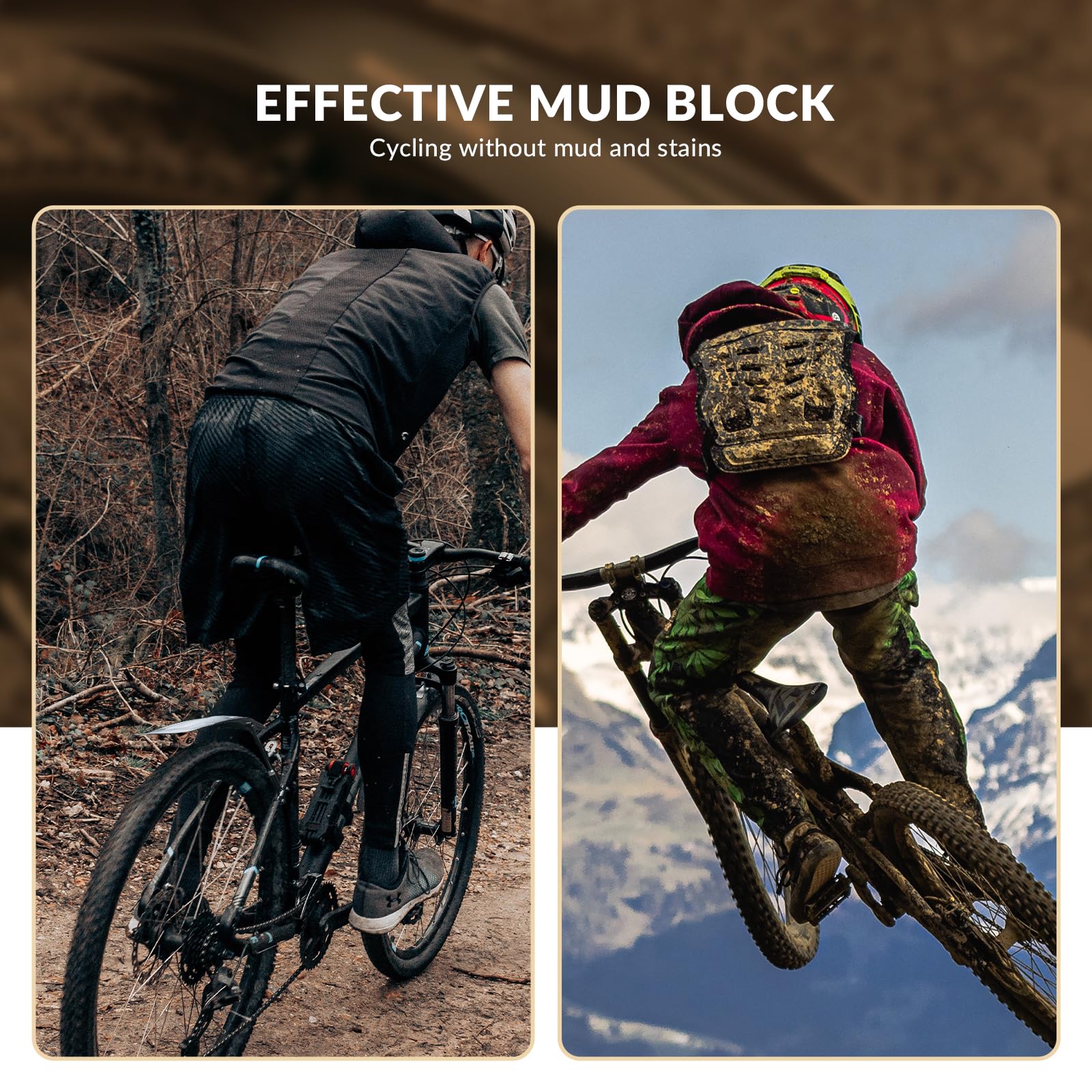 ROCKBROS Adjustable Bike Fender for 26"/27.5"/29" MTB Mud Guards - Triathlete Store