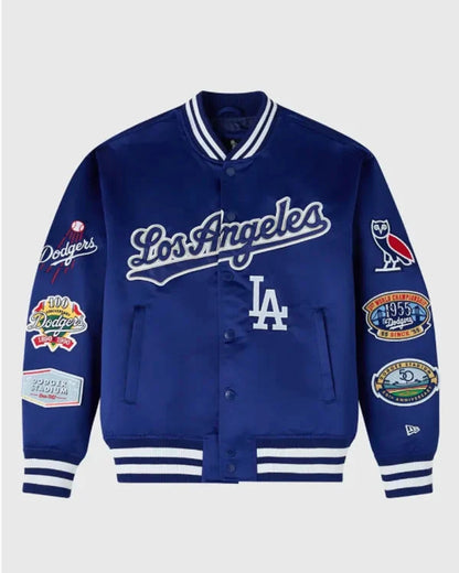OVO x New Era x MLB Dodgers Varsity Jacket