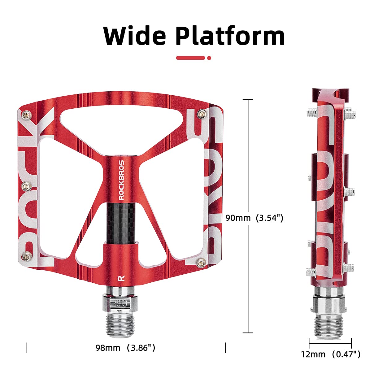 CNC Aluminum MTB Pedals