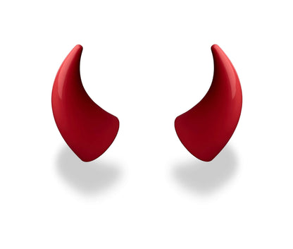 MagNeatOhz: Large Red Devil Horns for Helmet