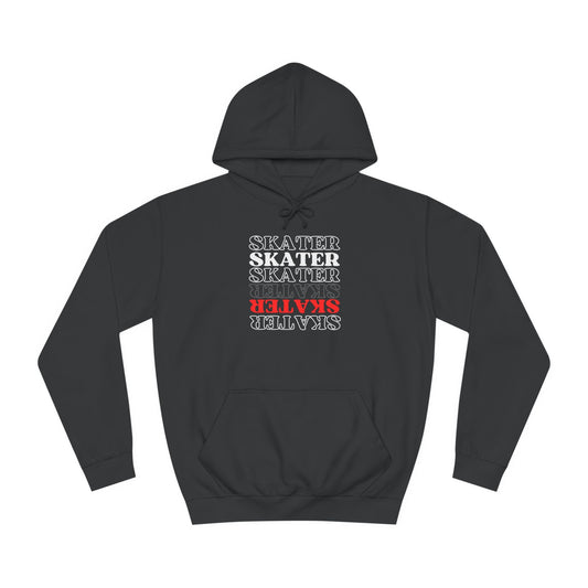 Red Statement Skater Unisex Hoodie