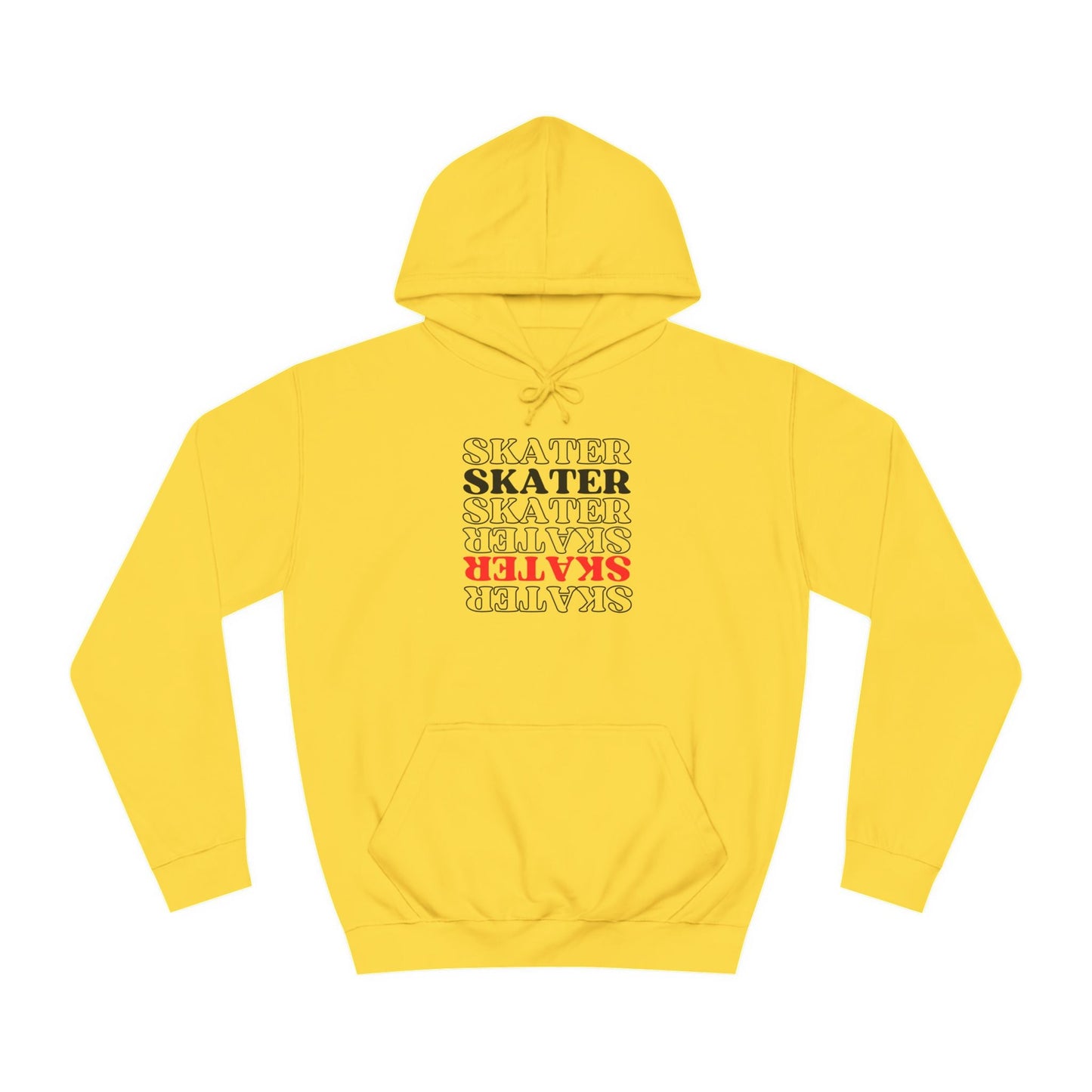 Red Statement Skater Unisex Hoodie