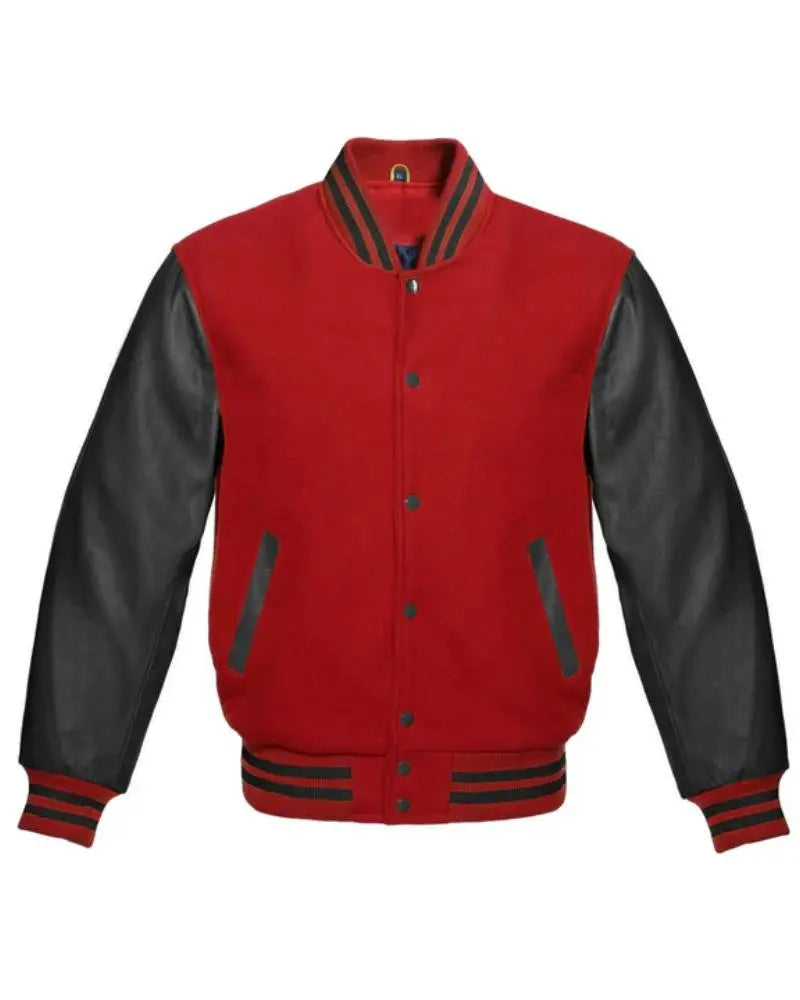 Red And Black Varsity Letterman Jacket