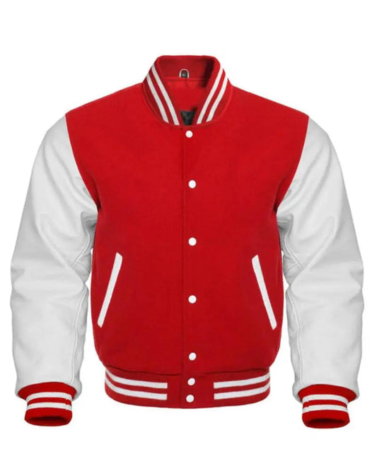 Red And White Varsity Jacket