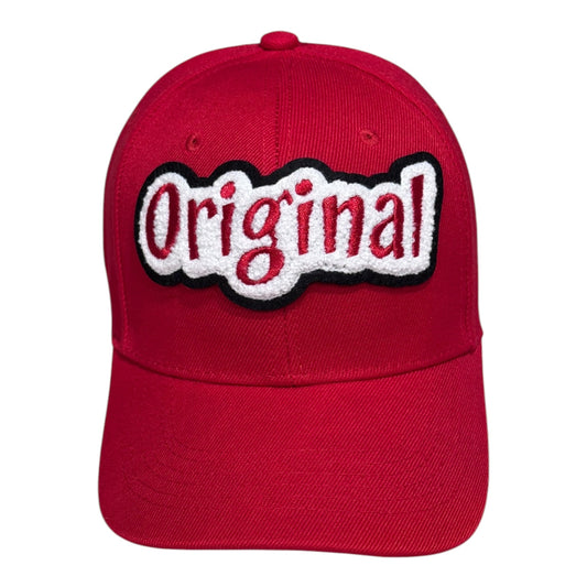 Original Baseball Cap Red Stylish Adjustable Unisex Hat
