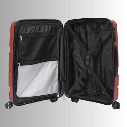 28-inch Red Hardcase Roller Luggage