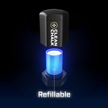 Clean Chalk Pod: Pre-filled, 40 doses, Magnetic base.