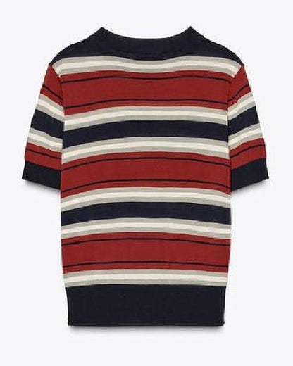 Resident Alien Meredith Hagner Striped Sweater