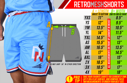 Ghost Peppers Mesh Lifestyle Baseball Shorts