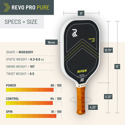 Revo Pro Pure Pickleball Paddle - Triathlete Store