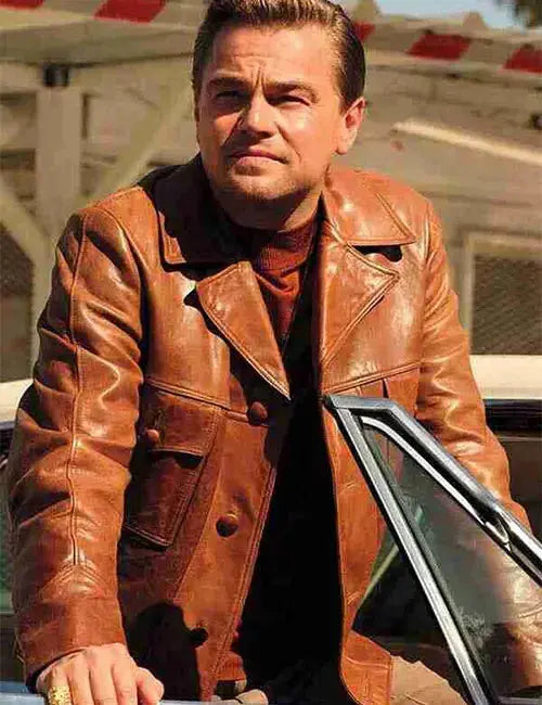 Rick Dalton Once Upon a Time in Hollywood Leather Jacket