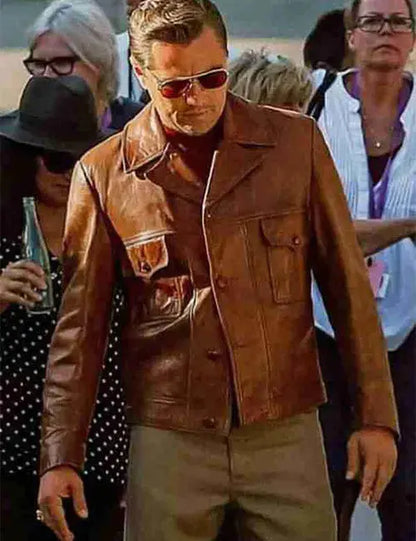 Rick Dalton Once Upon a Time in Hollywood Leather Jacket