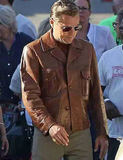 Rick Dalton Once Upon a Time in Hollywood Leather Jacket