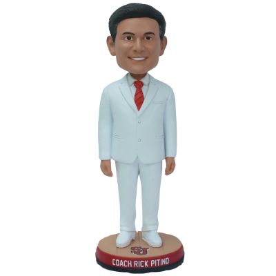 Rick Pitino St. John's Red Storm Coach White Suit Bobblehead (Presale)