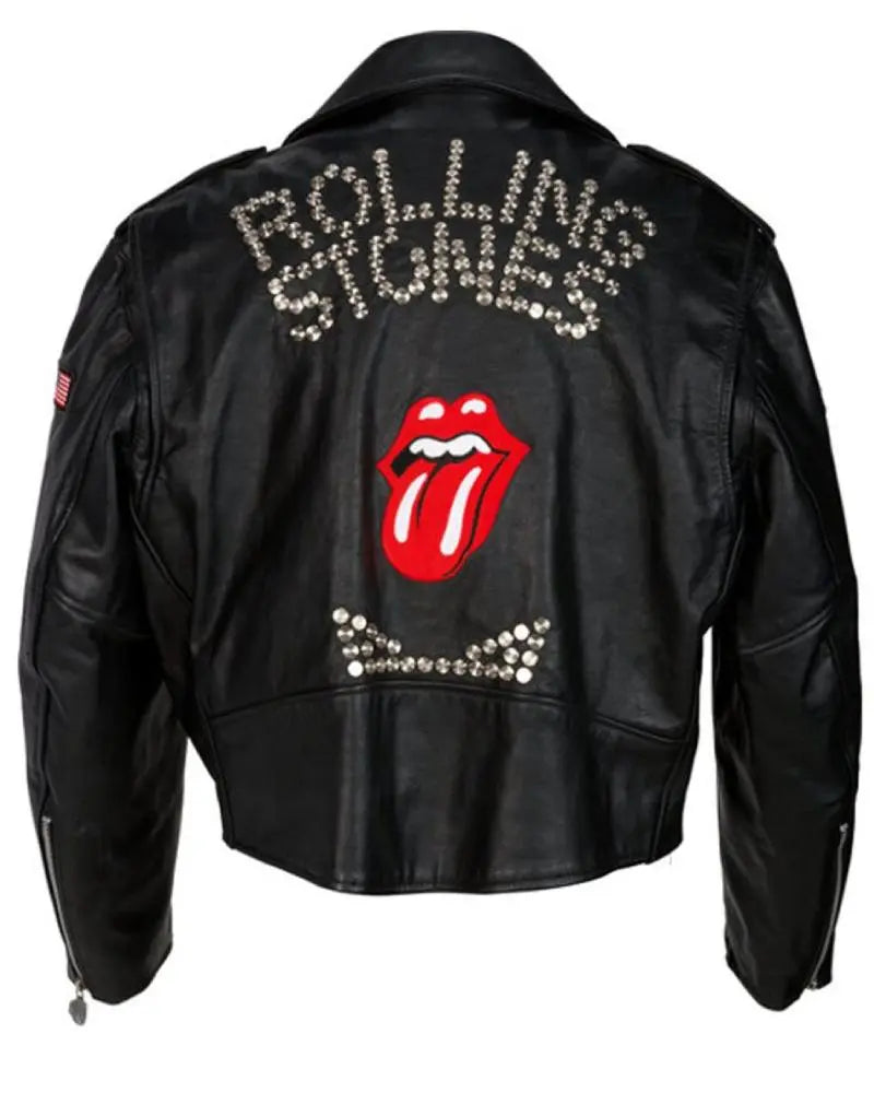Rolling Stones Steel Wheels Leather Jacket