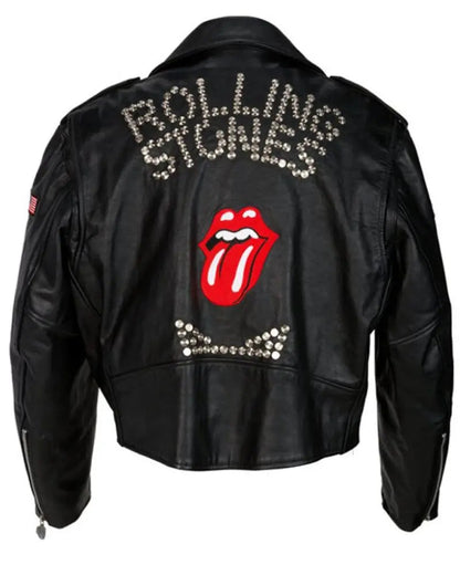 Rolling Stones Steel Wheels Leather Jacket