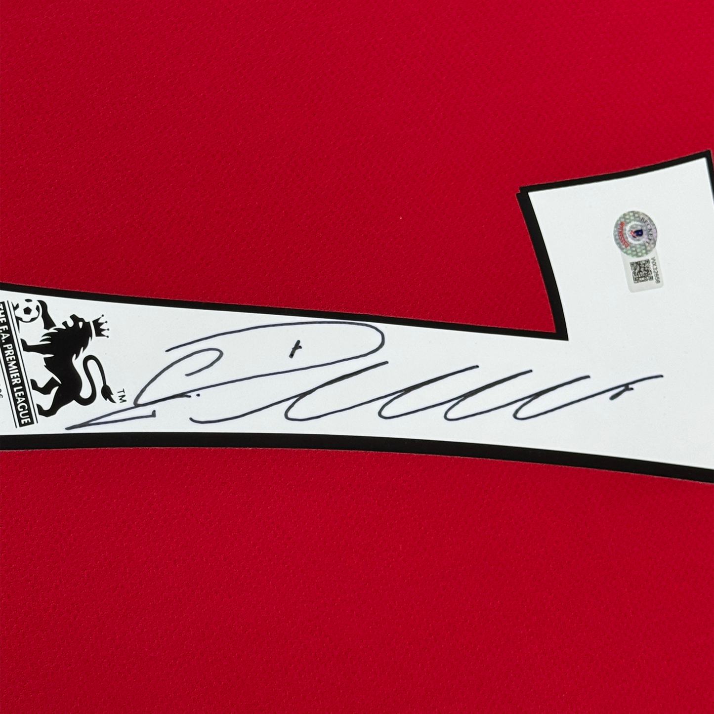 Framed Autographed/Signed Cristiano Ronaldo 35x39 Manchester United Red Soccer Jersey Beckett BAS COA