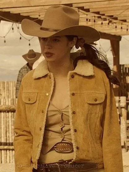 Roswell New Mexico S04 Rosa Ortecho Suede Jacket