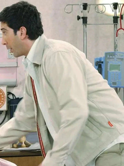 Ross Geller Friends White Jacket