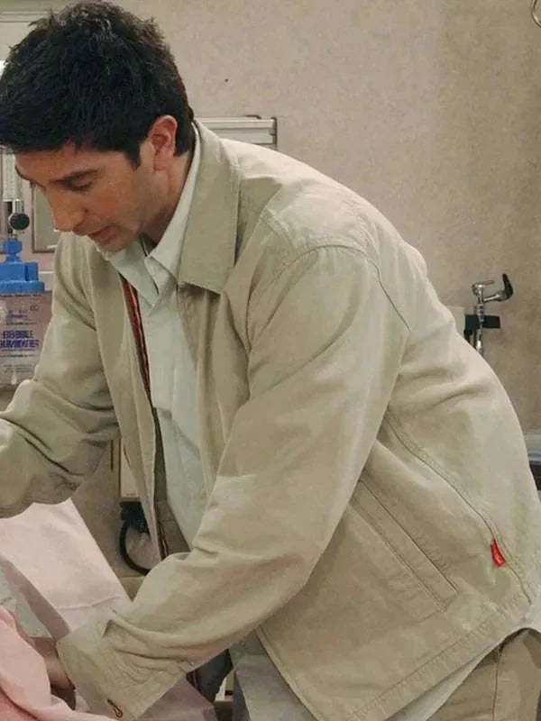 Ross Geller Friends White Jacket