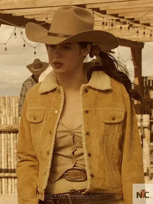 Roswell New Mexico S04 Rosa Ortecho Suede Jacket