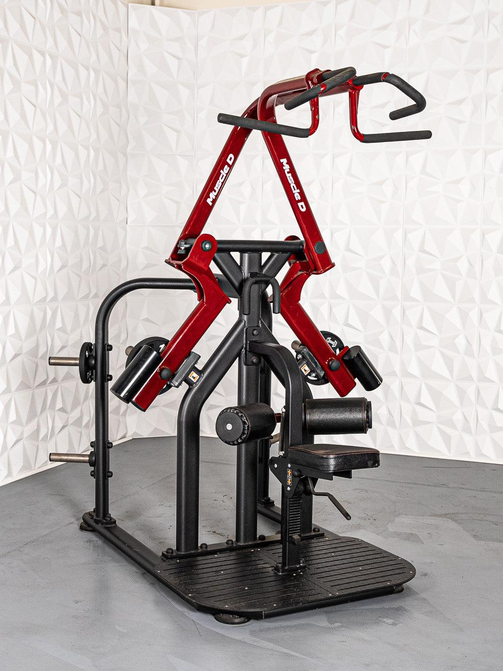 Pro Strength Rotary Lat Pull-Down - Muscle D Fitness - Premium - Adjustable - Plate Loaded - Lat Training