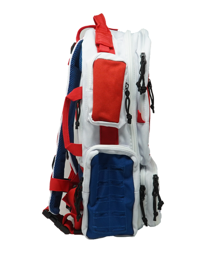 Ruck - 26 Liter Deluxe Backpack (Red White & Blue)