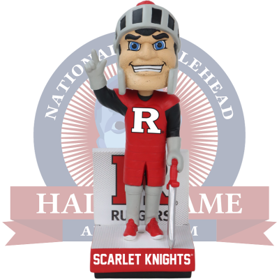 Sir Henry Rutgers Scarlet Knights Mascot Bobblehead