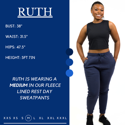 Rest Day Sweatpants | Fleece Lined | Navy