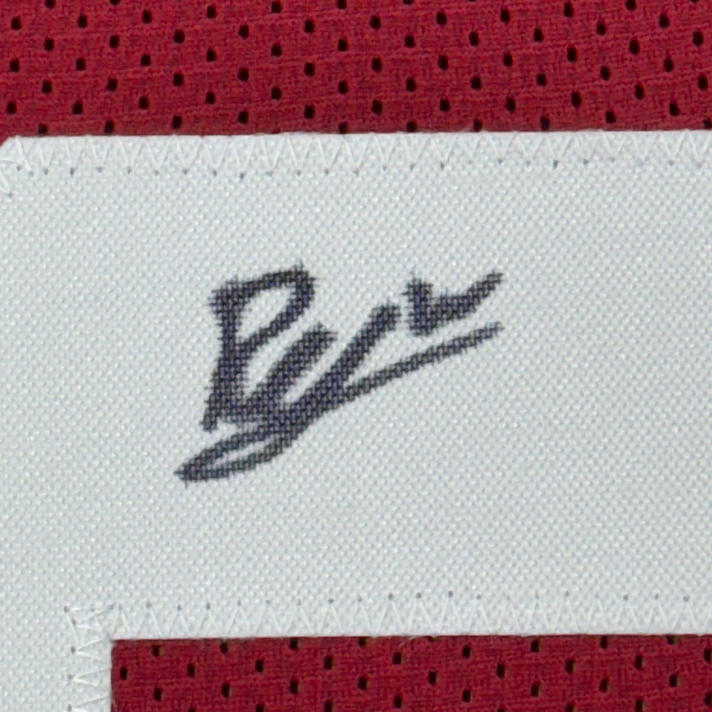 Framed Autographed/Signed Ryan Williams 35x39 Alabama Red College Football Jersey JSA COA