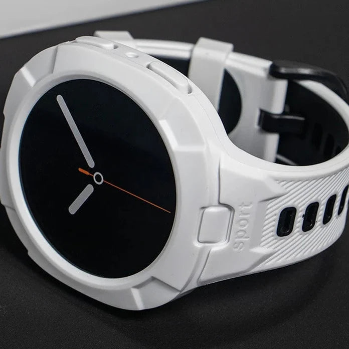 Samsung Galaxy Watch8 & 9 44mm Silicone Sport Band with Built-in Case