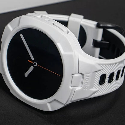 Samsung Galaxy Watch8 & 9 44mm Silicone Sport Band with Built-in Case