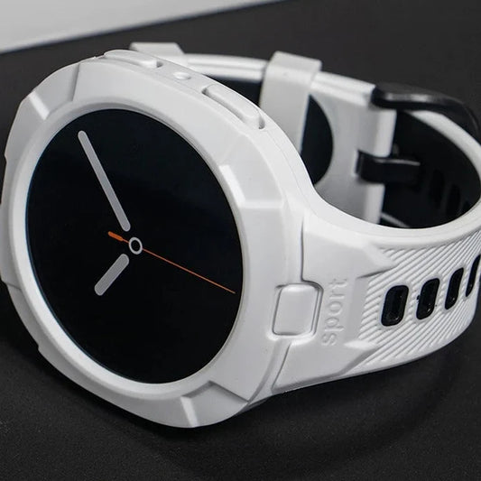 Samsung Galaxy Watch8 & 9 44mm Silicone Sport Band with Built-in Case