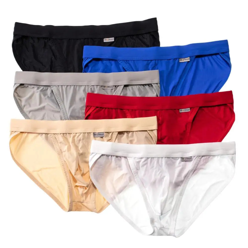 BRAVE PERSON Mens Briefs Sexy Low waist Underwear U Convex Pouch Male Underpants High Cut Briefs for Man