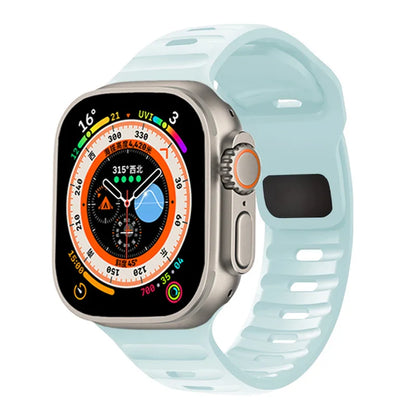 Apple Watch Silicone Strap - Waterproof, Sporty, Flexible