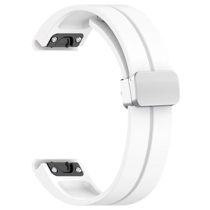 Garmin QuickFit 20/22/26mm Silicone Band with Magnetic Clasp