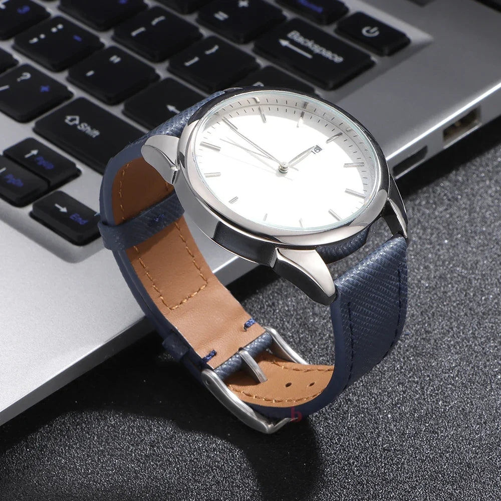 Samsung Galaxy Watch 7, 6, 5, 4 & FE Saffiano Leather Band