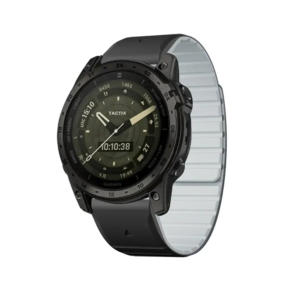 Garmin QuickFit 22/26mm Two-Tone Silicone Magnetic Wrap Band