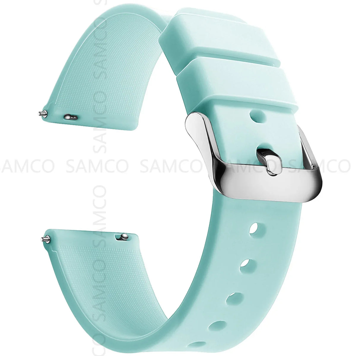 Samsung Galaxy Watch 7, 6, 5, 4 & FE Curved-End Silicone Band