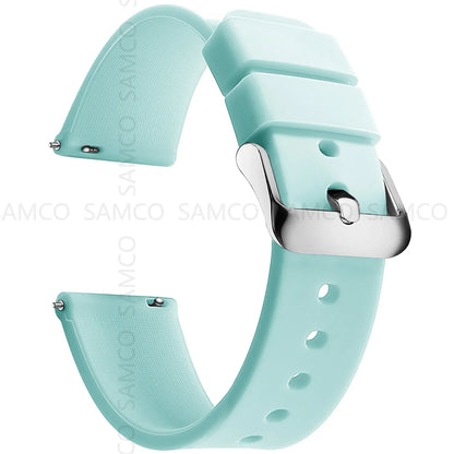 Samsung Galaxy Watch 7, 6, 5, 4 & FE Curved-End Silicone Band