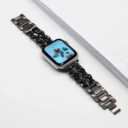 Apple Watch Stainless Steel Strap - Luxury Chain Design