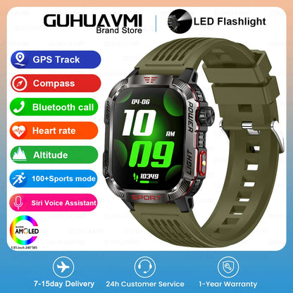 2024 New GPS Outdoor Professional Sports Smart Watch Men Women Heart Rate BT Call 3ATM Waterproof Swimming Fitness Smartwatches